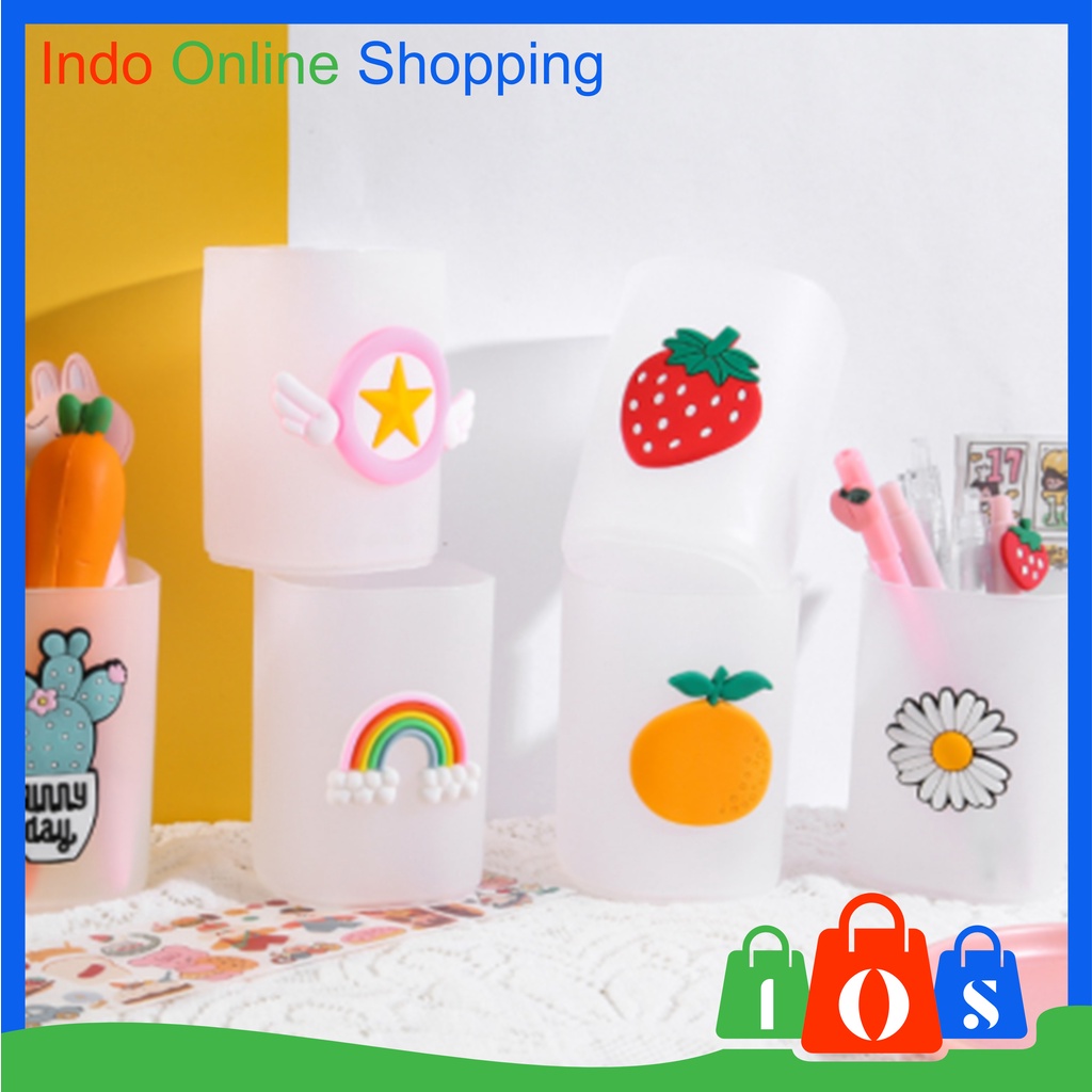 

Tempat Pensil Multifungsi Pen Holder Kotak Pulpen Serbaguna Desktop Import COD σ 574