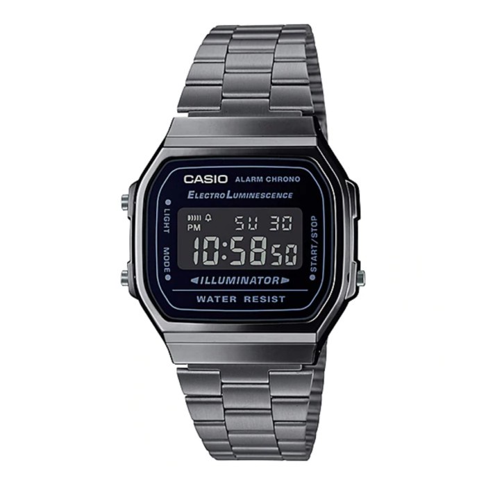 Casio A168WGG-1B / Casio A168WGG  & Garansi