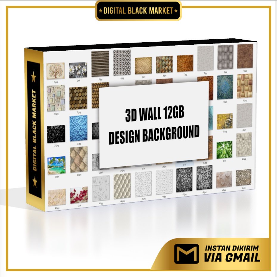 3D Wall Design Background 12GB