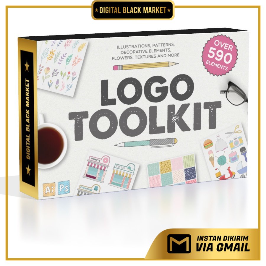 Logo Toolkit - Over 590 Elements