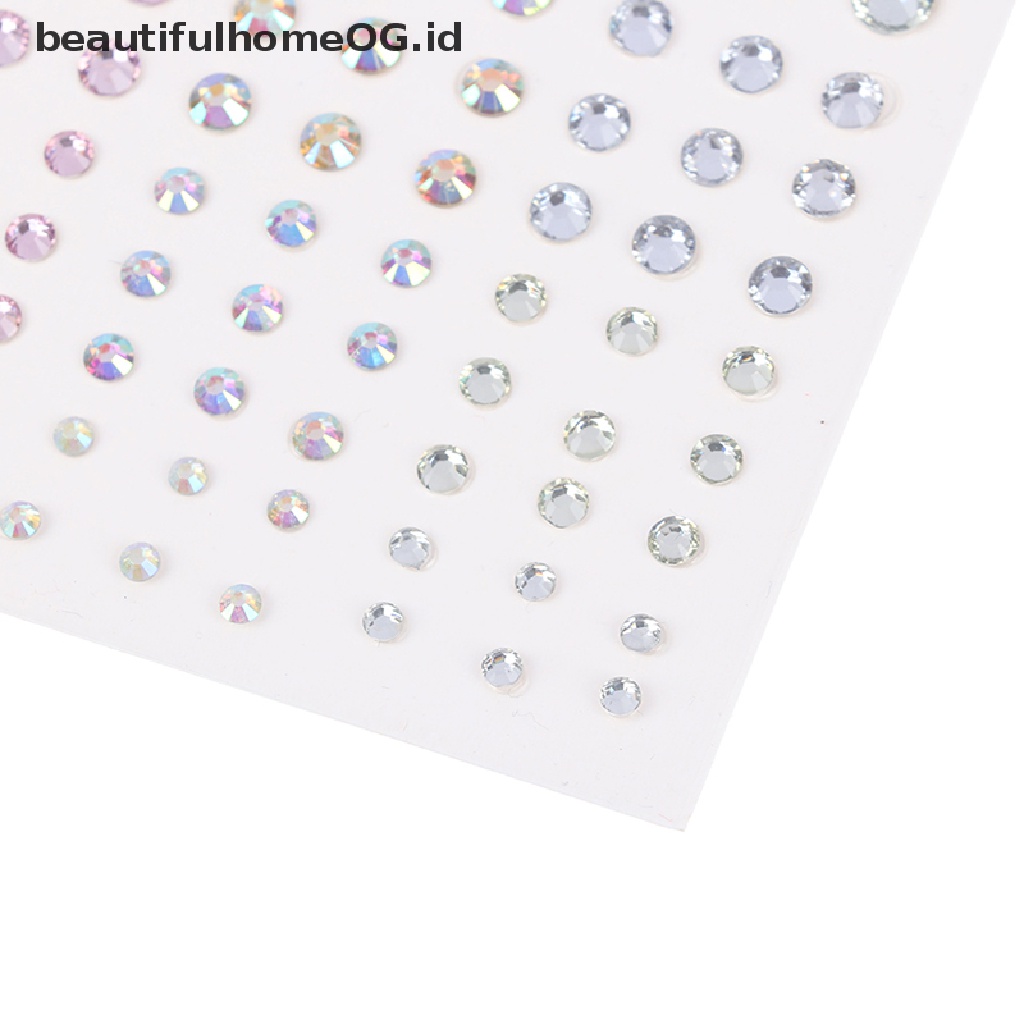 // Beauty// Face Eyeshadow Diamonds Stickers Self Adhesive Body Dekorasi Tato Temporer **