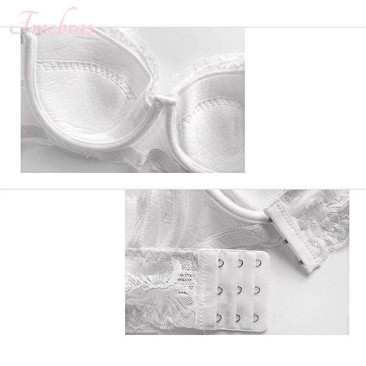 Renda Push Up Bra Seamless Pakaian Dalam Wanita Bh Lingerie Tanpa Kawat Sexy Kancing Depan Dewasa Ada Baja Underwear Cincin