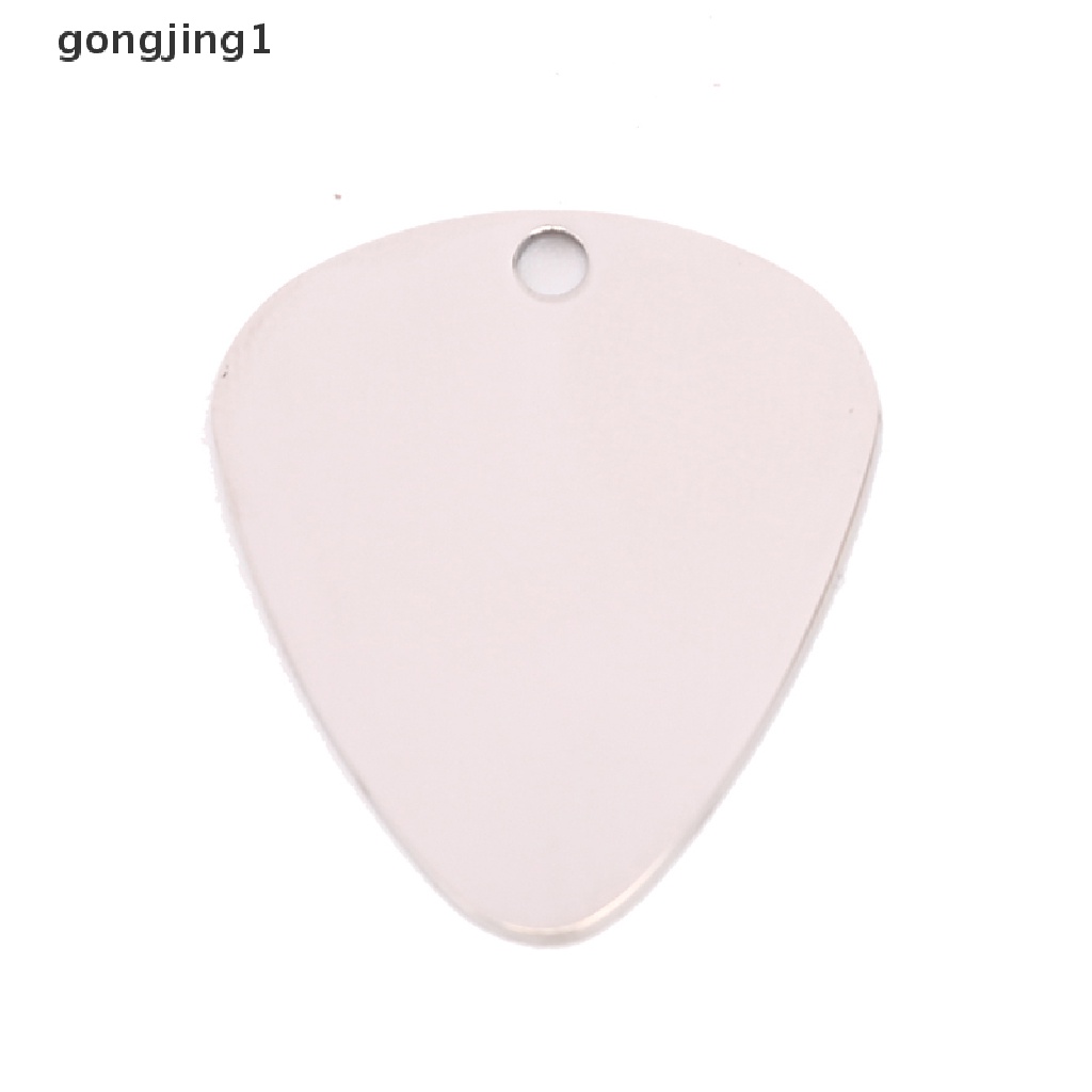 Ggg Guitar Pick Silver Kalung Gitar Neck Picks Pick Gitar Dengan Rantai ID