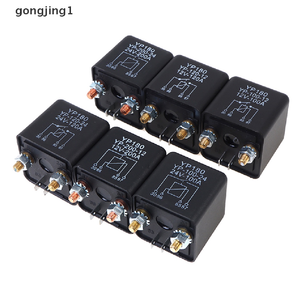 Ggg Starg Relay 200A 100A 12V/24V Power Otomotif Heavy Current Start Relay ID