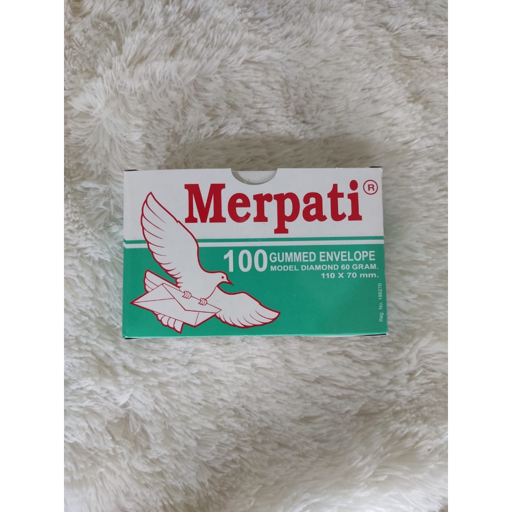 

Amplop Kecil Hijau Merpati 60 gr ( 110 x 70 mm )