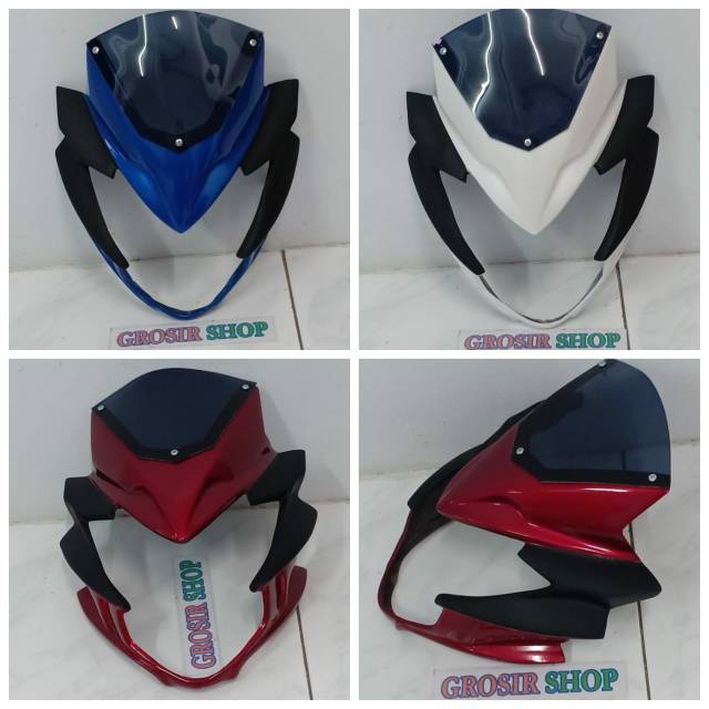 Kedok lampu byson plus visor topeng lampu byson kedok lampu depan byson kedok lampu bison caver lamp