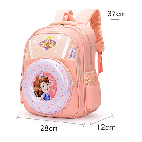 T837 Tas ransel donat anak SD 1-3 Uk. 37 cm import harga grosir bisa bayar di tempat