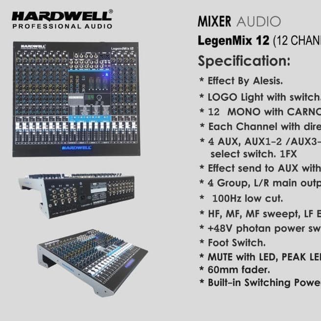 Mixer Hardwell Legend Mix 12 / LegendMix-12 / LegendMix12 Original