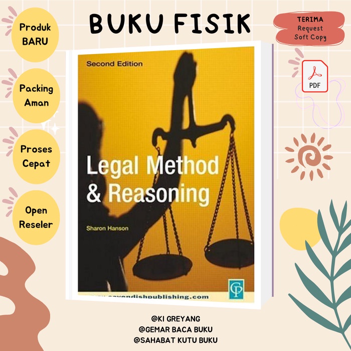 BUKU LEGAL METHOD AND REASONING SECOND EDITION - SHARON HANSON