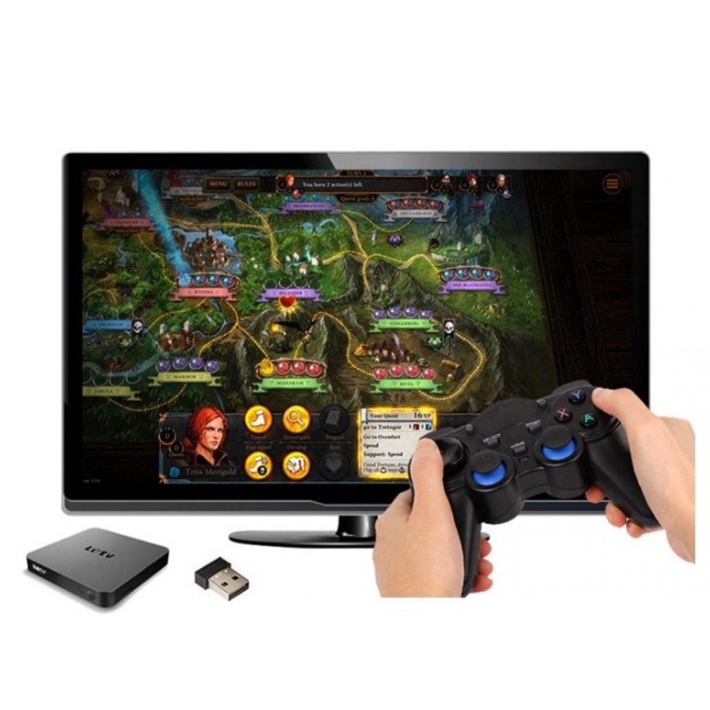 TaffGO Wireless Gamepad 2.4 GHz untuk Smart TV Box - TGZ-850M