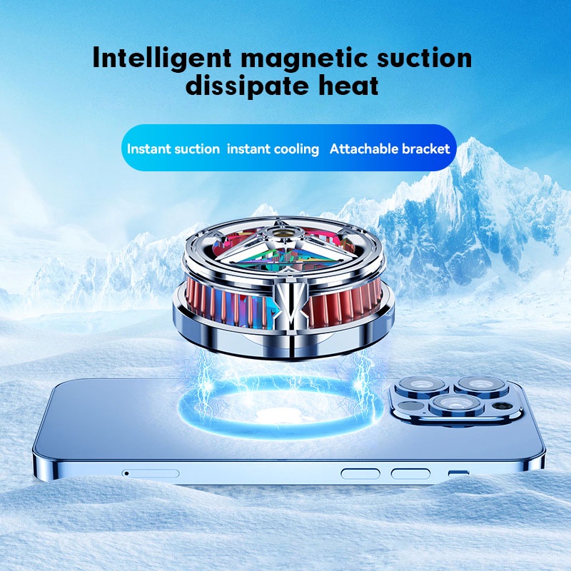 Cooling Fan Stand  Aluminum folding tablet laptop 4-15.6 Inch + Mobile Fan Phone Pendingin Super Cooler Fan