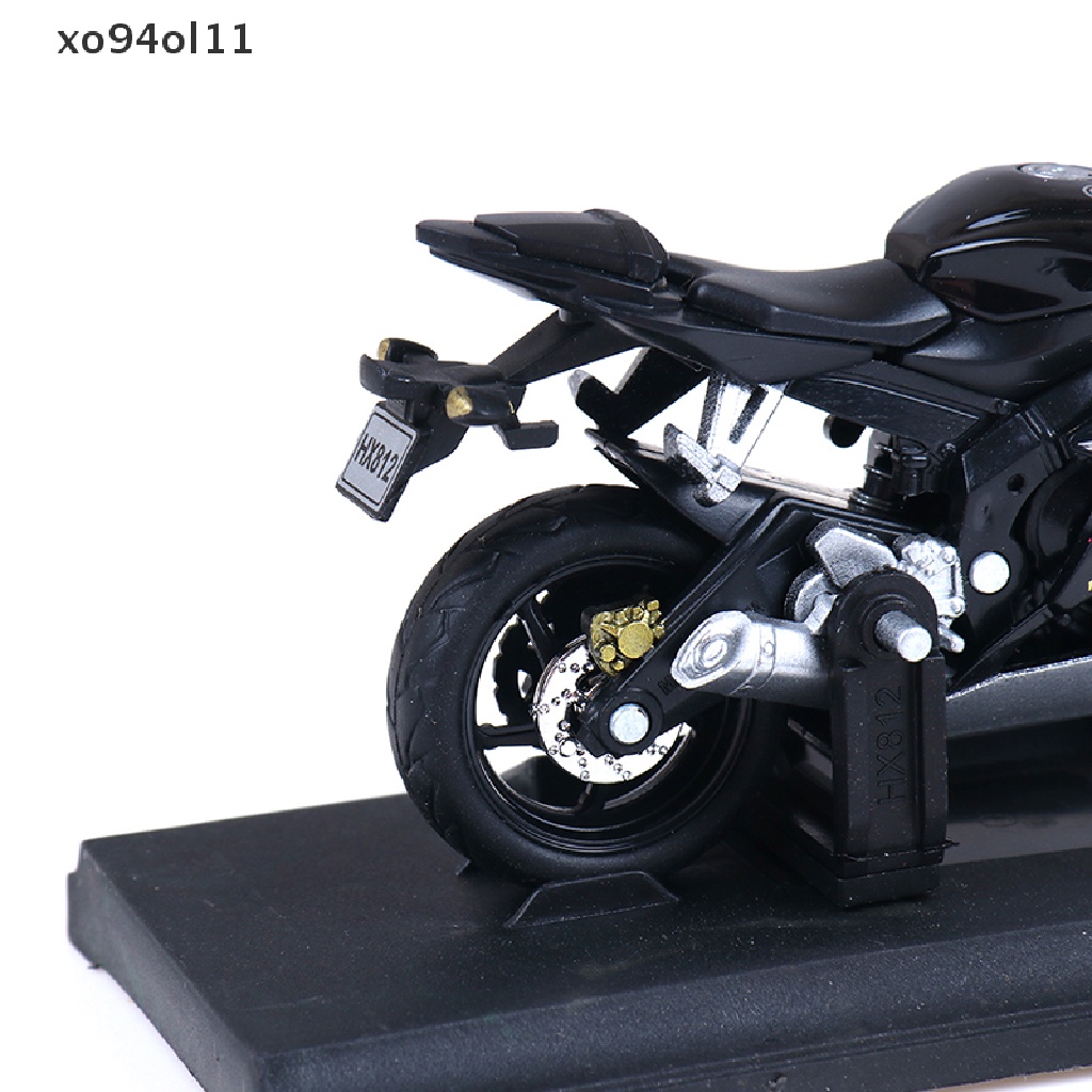 Mainan MODEL DIECAST Sepeda Motor XO 1:18 Yamaha YZF-R6 YZF R6 Biru  Ol