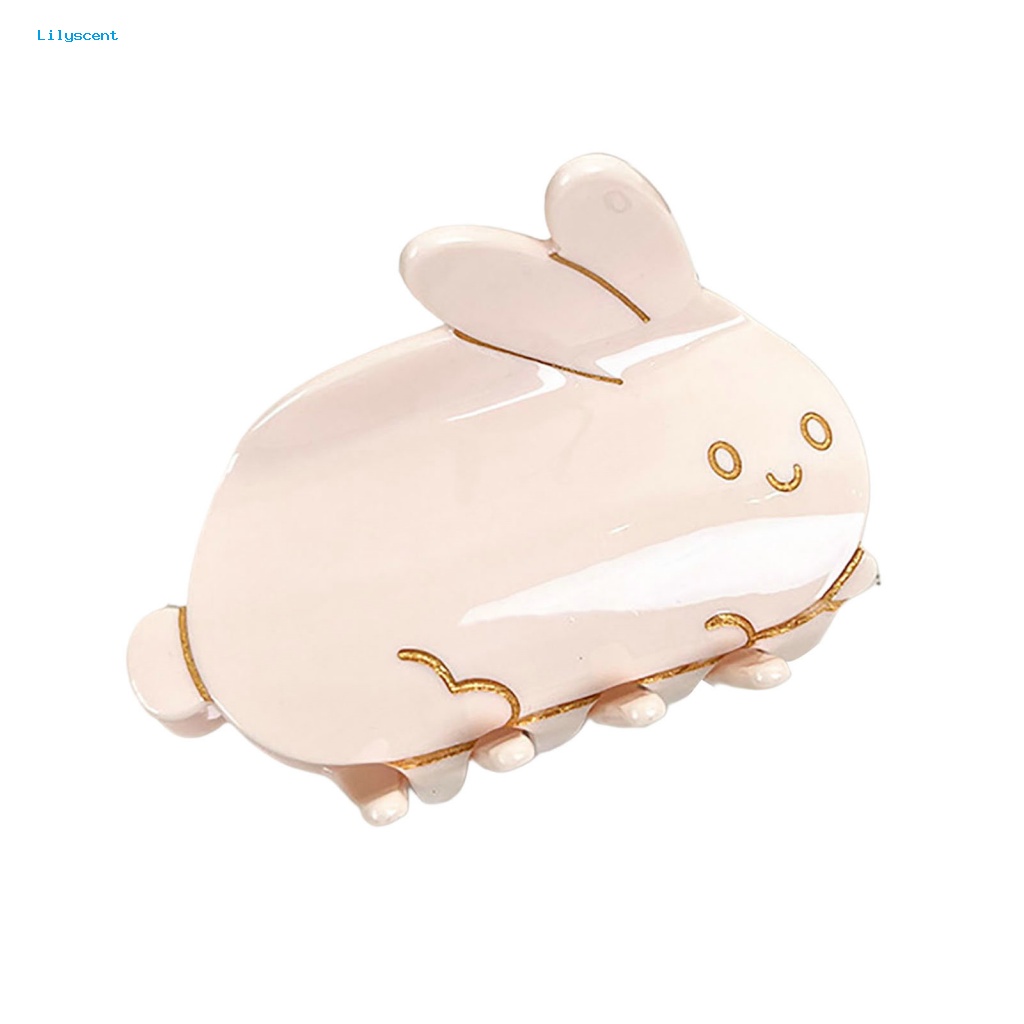 Lilyscent 4gaya Jepit Rambut Untuk Wanita Women Rabbit Hair Claw Headwear Barrette Gigi Kuat