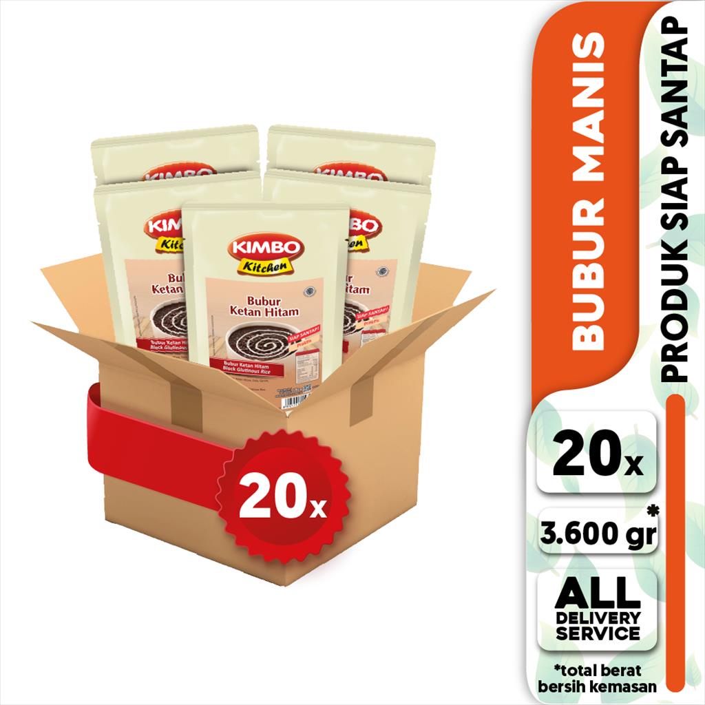

Kimbo Kitchen Ketan Hitam 1 Box [Paket 39]