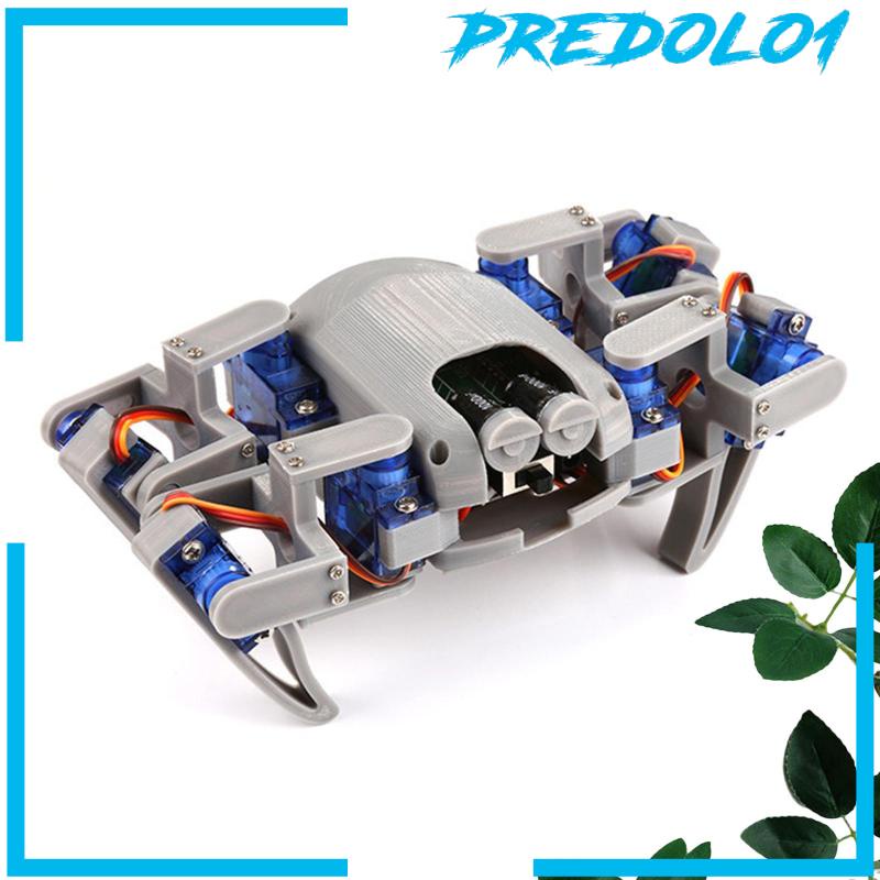 [Predolo1] Kit Robot Spider Segi Empat Pemrograman Elektronik Mainan DIY Untuk Hadiah Ulang Tahun