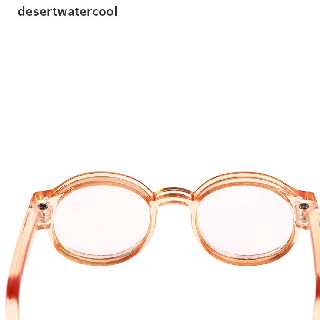 Deid Kacamata Boneka Mewah Aksesori Bingkai Bulat 6.5/9.5cm Eyewear Clear Lens Martijn