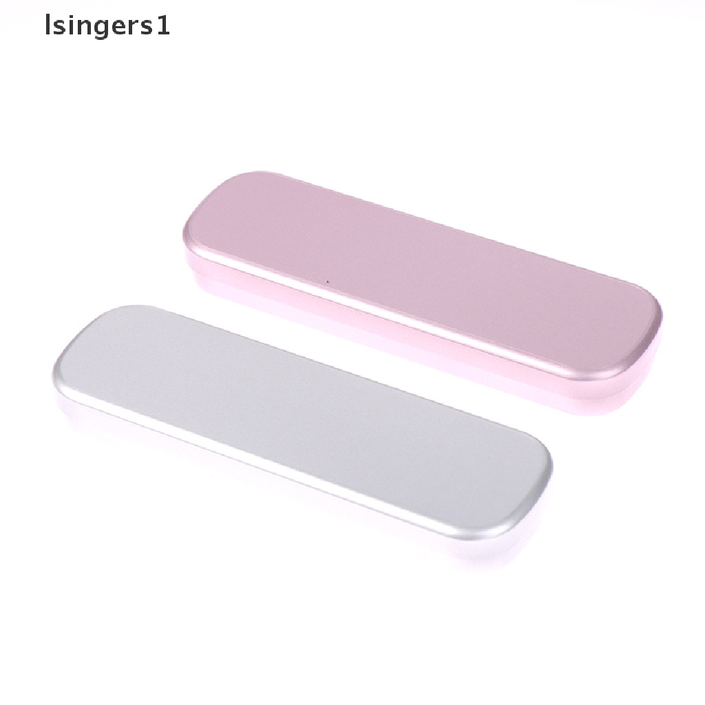 [lsingers1] Tinplate Stationery Box Metal Kotak Pulpen Hadiah Pen Box Kotak Penyimpanan Tempat Pensil Butik