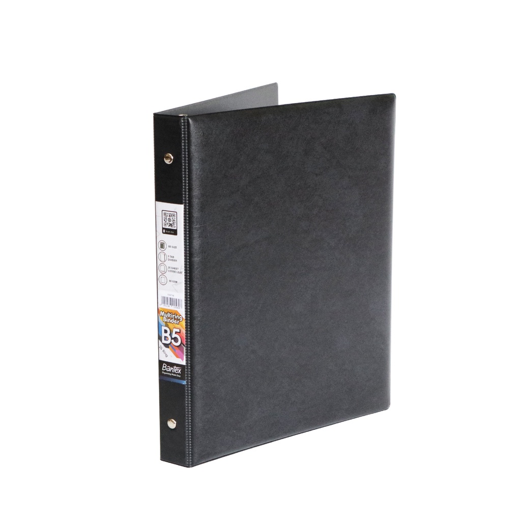 

Bantex Multiring Binder B5 26 Ring Aesthetic Soft Cover