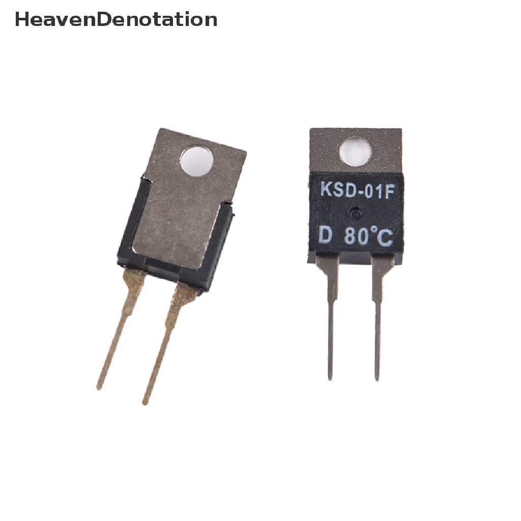 [Denotasi Surga] 20-80℃ Nc Biasa Tertutup NO Normal Open Thermal Switch Termostat Sensor Suhu KSD-01F JUC-31F HDV