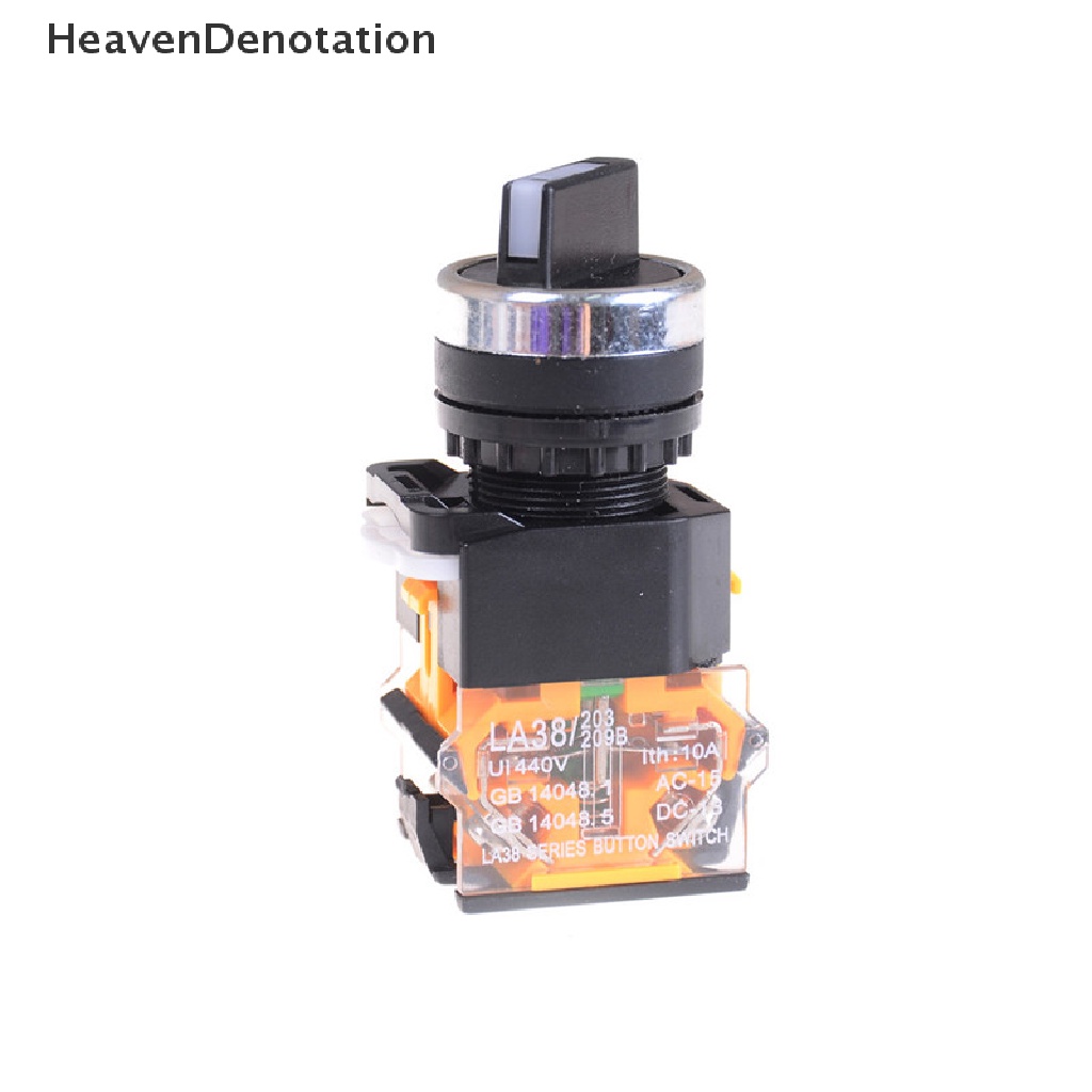 [HeavenDenotation] 2posisi NO NC Terawat Selector Switch Saklar Putar LA38-11X2 HDV