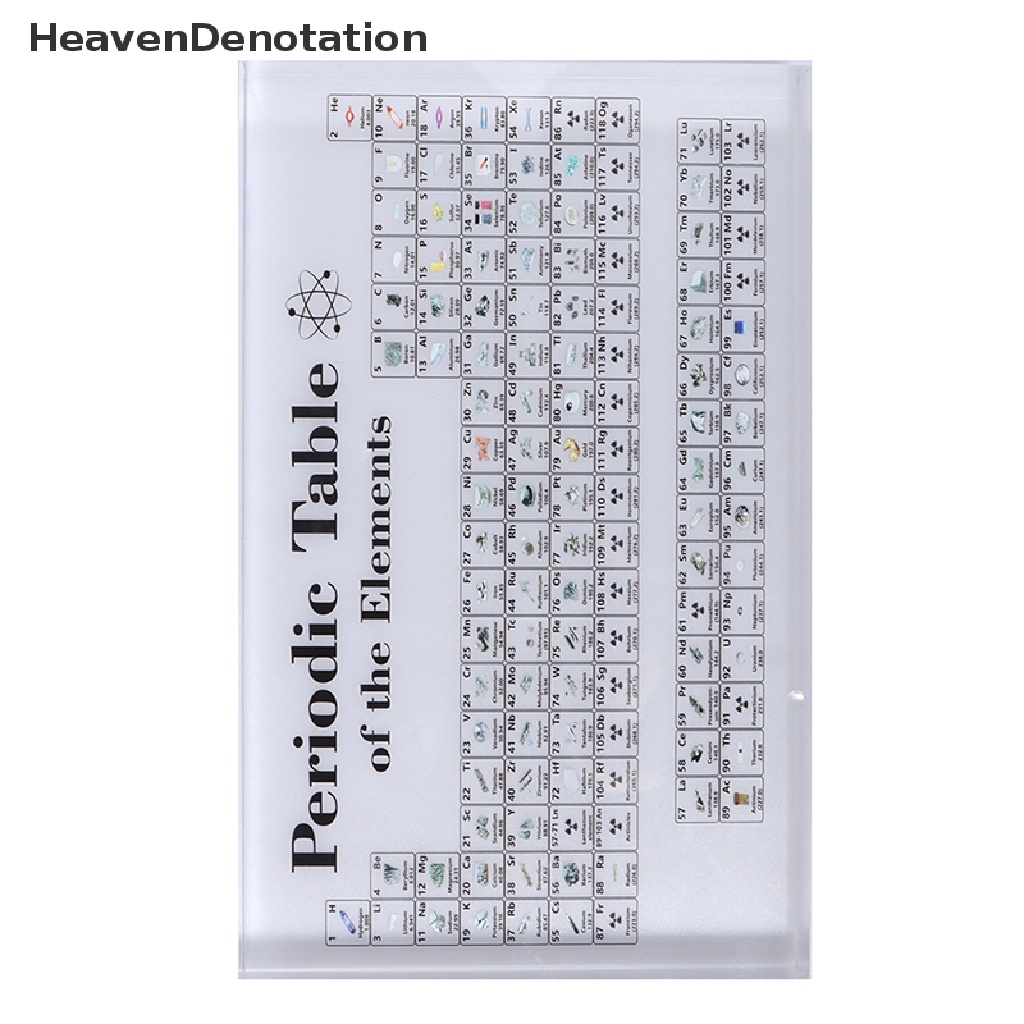 [HeavenDenotation] Meja Periodik Dengan Bahan Kimia Display Akrilik Untuk Meja Guru Sekolah  Hdv