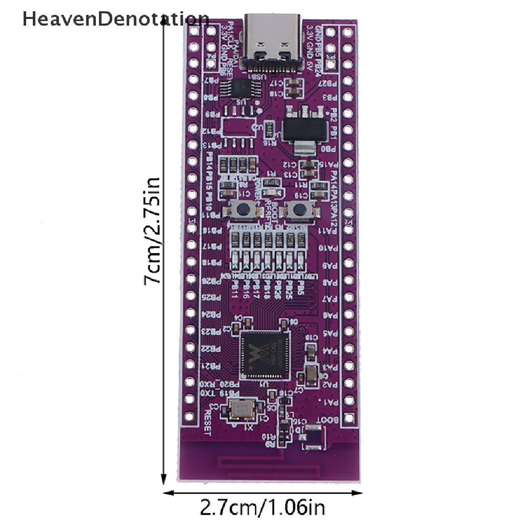 [HeavenDenotation] W801 Papan Mikrokontroler 32bit WiFi Bluetooth-Kompatibel MCU IC Modul HDV