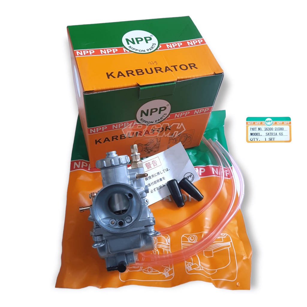 26300-21D80 KARBURATOR CARBU KARBU CARBURETOR ASSY SUZUKI SATRIA 2T 2TAK 2 T TAK 6SPEED 6S 6 SPEED ORI ORIGINAL NPP ASLI