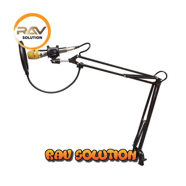 Pop Filter Mikrofon Dual Layer Windscreen - SET A RAV SOLUTION