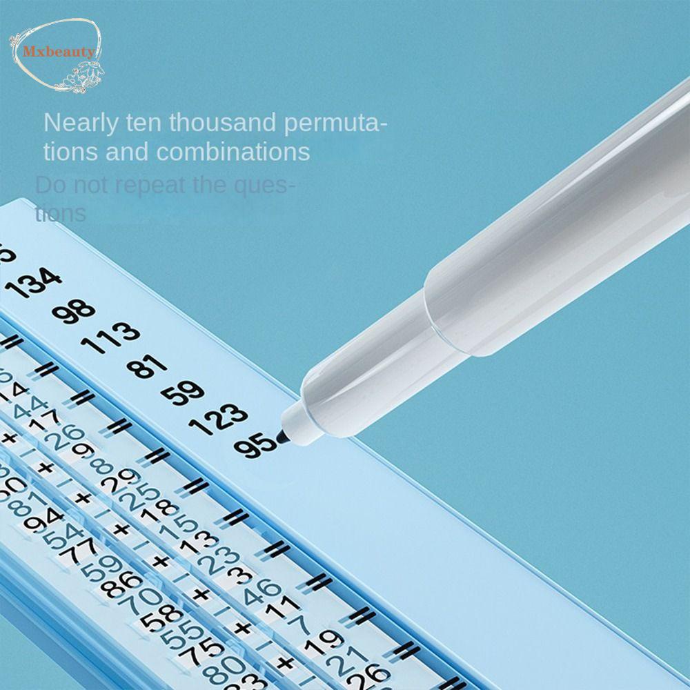 Mxbeauty Math Scroll Questioner Erasable Preschool Number Rolling Penambahan Pengurangan Mathemat Sekolah Dasar Latihan Math Practice Roller