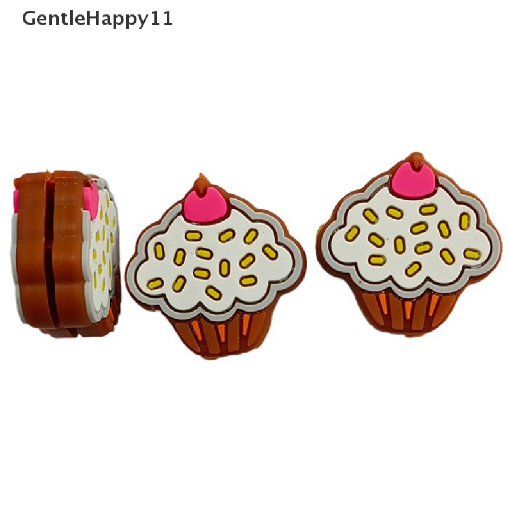 Gentlehappy 1Pc Silcone Shock Absorber Hamburger Pizza Raket Tenis Peredam Getar id