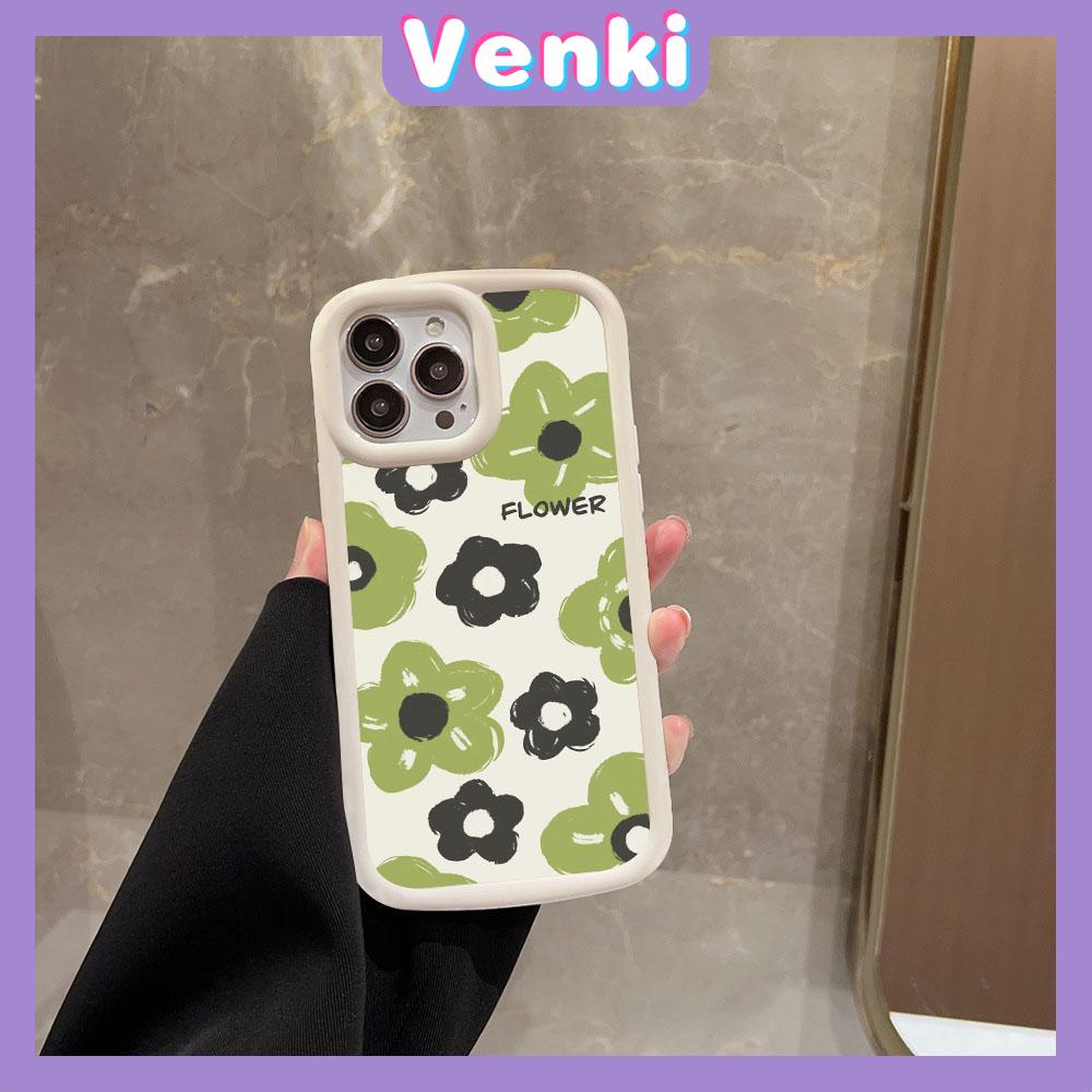 Case fo iPhone 11 Pro Max TPU Soft Case Frosted Bubble Case Cute Green Floral Camera Protection Shockproof For iPhone 14 13 12 11 Plus Pro Max 7 Plus X XR