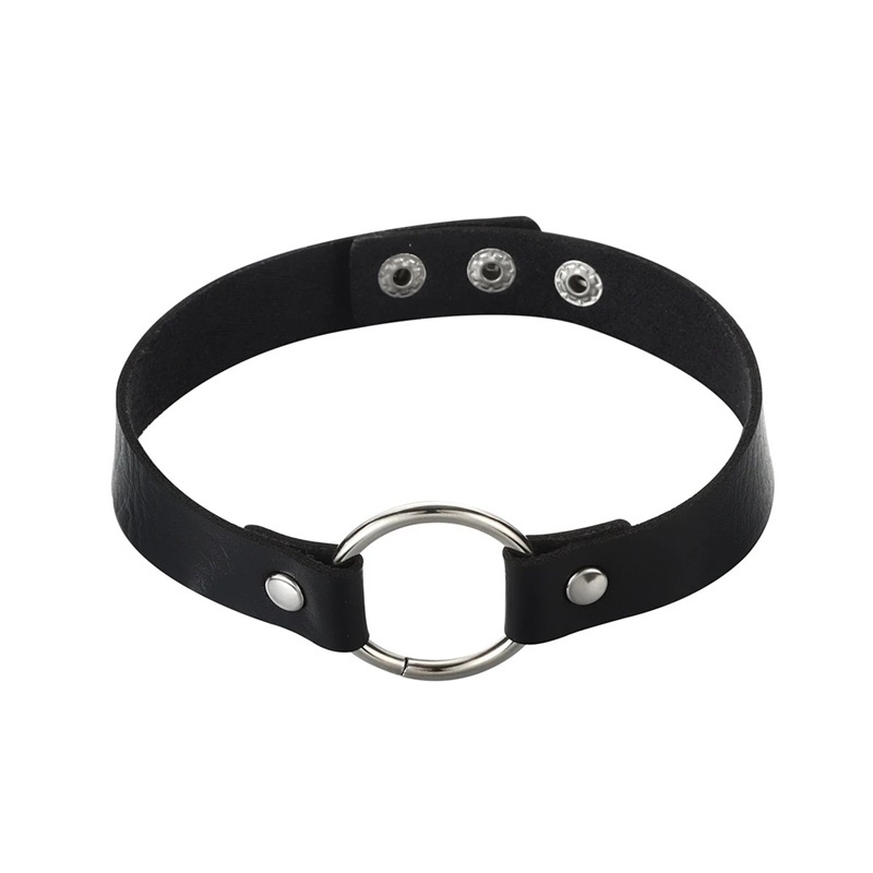 [AYBX] Baru Wanita Seksi Punk Choker Jantung Kerah Kulit Rantai Diikat Cosplay Gothic Kalung Harajuku Aksesoris Pesta