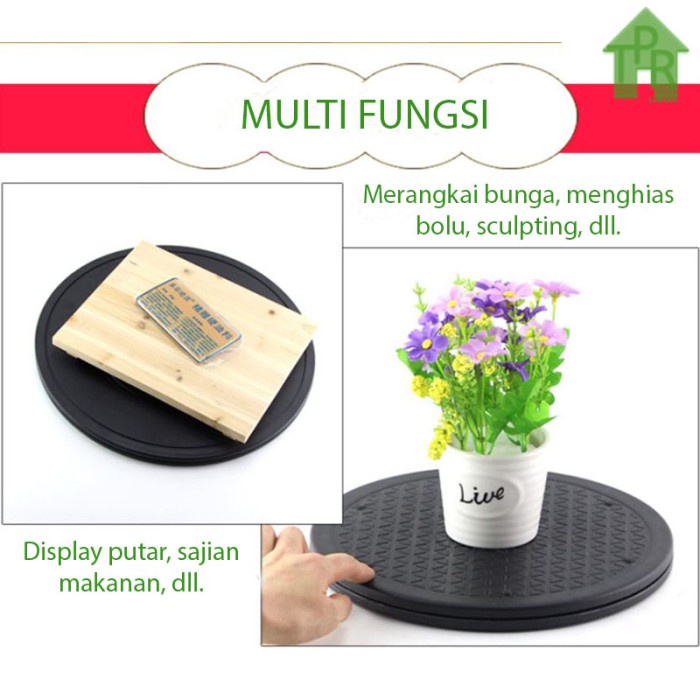 Piring Putar Ceper / Lazy Susan Turn Table - 3 ukuran.