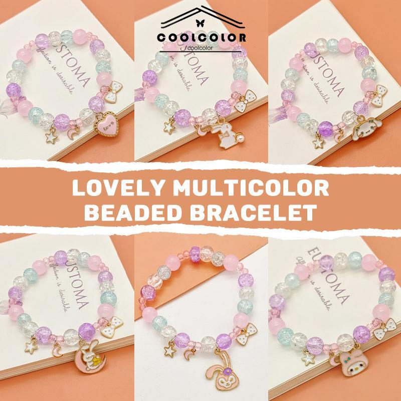 COD❤️Korean Gelang Manik Kartun beraneka warna Gelang Anjing Giok Laurel Bracelets Jewelry Accessories- cl