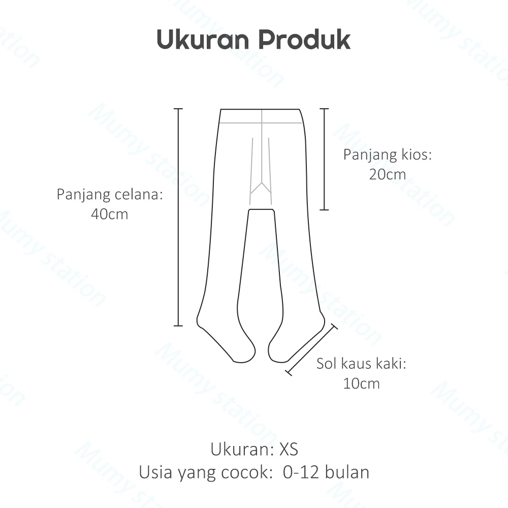 Mumystation 0-12bulan leging anak Bayi import legging anak perempuan/celana lejing anak Bayi