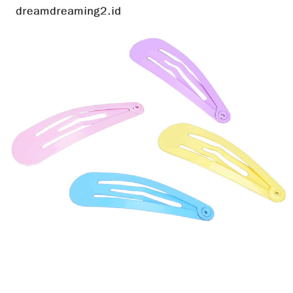 (dream) 50pc Jepit Clip Rambut Bahan Metal Warna Campur Untuk Anak Perempuananak Bayi Wanita//