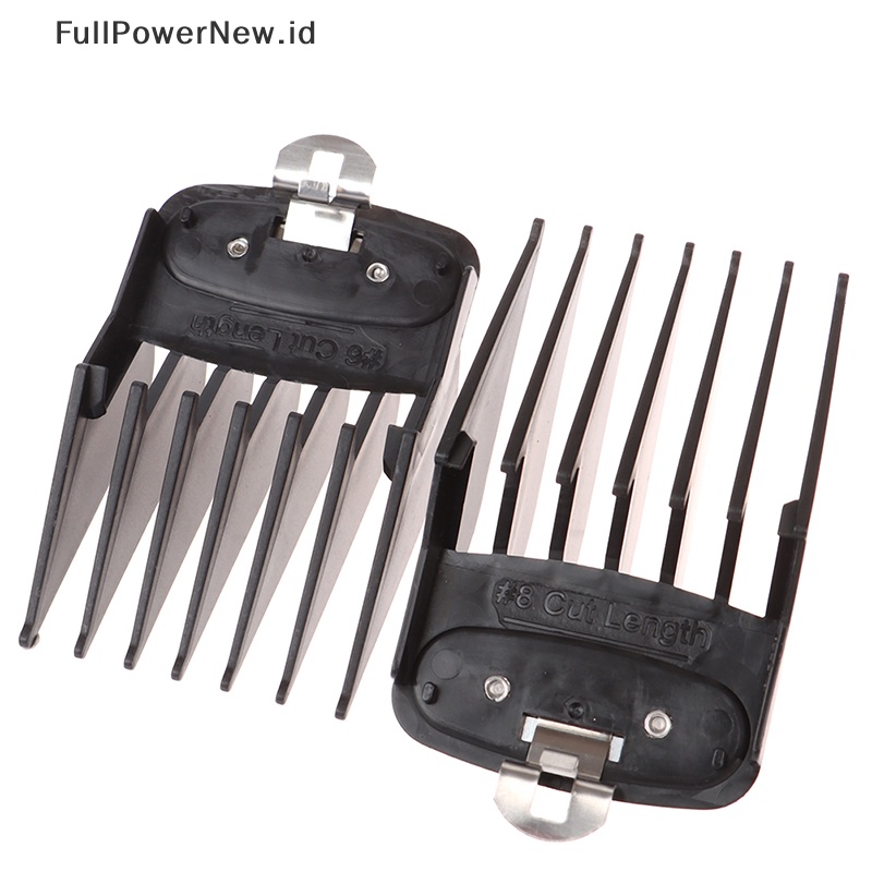 Power 8Pcs Universal Cut Clipper Limit Comb Guide Attachment Ukuran Pengganti Barber ID