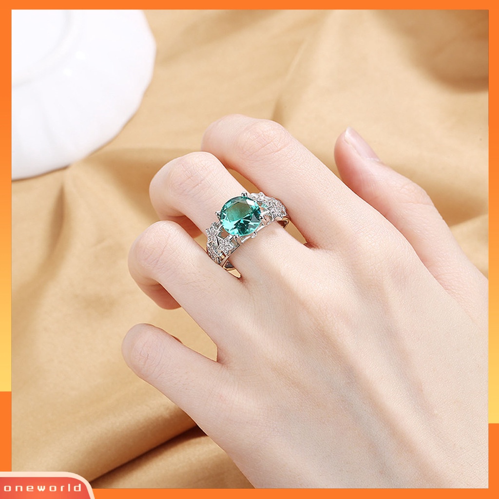 [EONE] Wanita Cincin Pembukaan Dapat Disesuaikan Berongga Lima Titik Bintang Retro Hadiah Berlian Imitasi Tertanam Wanita Jari Cincin Perhiasan Fashion