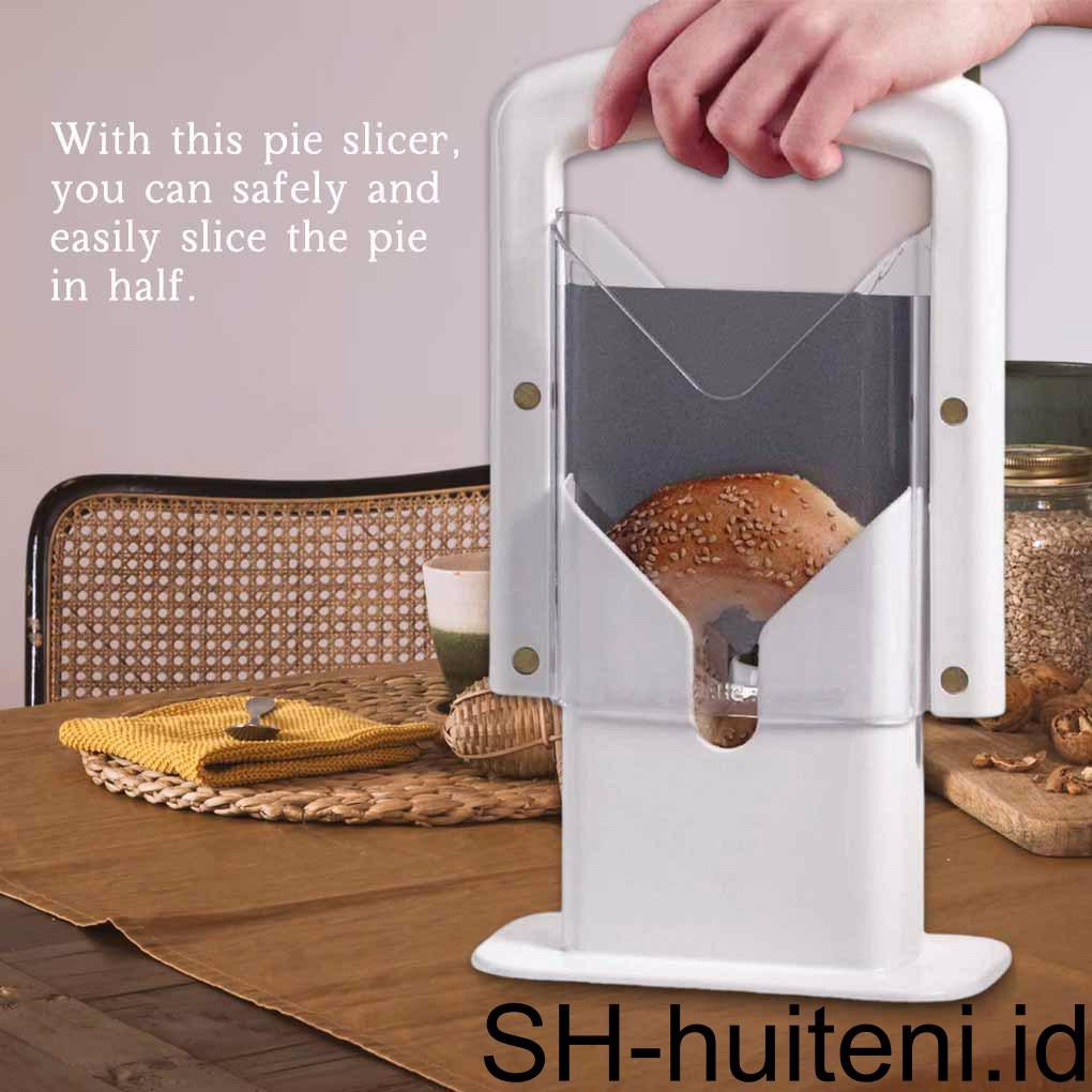 Stainless Bagel Slicer Mesin Pengiris Roti Sandwich Universal Muffin Toast Loaf Cetakan Roti Makanan Perisai Alat Baking