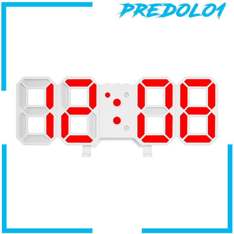 [Predolo1] Jam Elektronik Jam Digital 3D Digital Modern Untuk Kamar Mandi Kantor Kamar Tidur