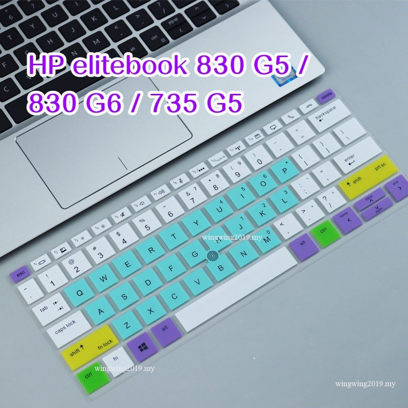 Pelindung Cover Keyboard HP Elitebook Silikon Lembut Tipis Slim Untuk Notebook HP 830g5 G6 7000 735 G5 Sarung Keyboard HP Laptop Pink Warna Warni Cover