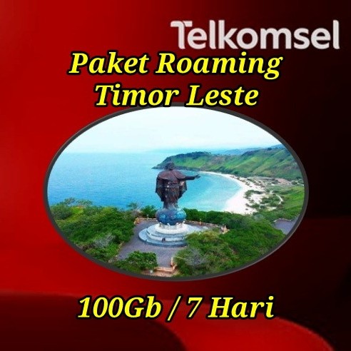 [Proses Cepat] Paket Internet Roaming Timor Leste Telkomsel 100Gb 7 Hari