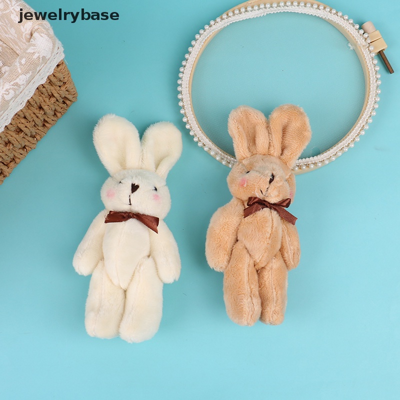 [jewelrybase] 1pc Cute Rabbit Cute Pendant Plush Doll Boneka Beruang Boneka Lembut Lucu Aksesoris Butik