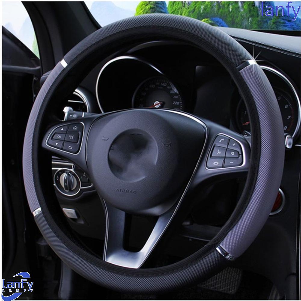 Lanfy Cover Setir Mobil Universal Empat Musim Aksesoris Mobil Auto Styling Aksesoris Interior Interior Mobil Dekorasi Otomatis Steering Wheel Sleeve