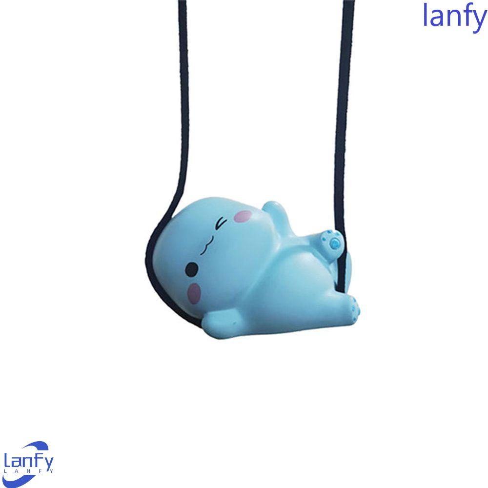 Lanfy Car Hanging Pendant Aksesoris Mobil Dekorasi Mobil Liontin Mobil Dinosaurus Ornamen Mobil Mainan Hewan Dinosaurus Ayunan Gantung