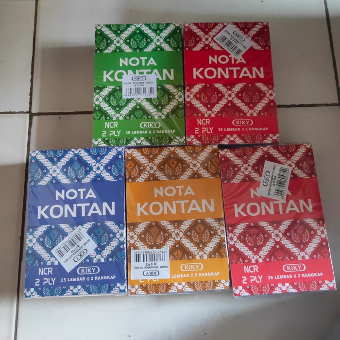 

Nota Kontan 2 ply kecil Kiky isi 10 pcs