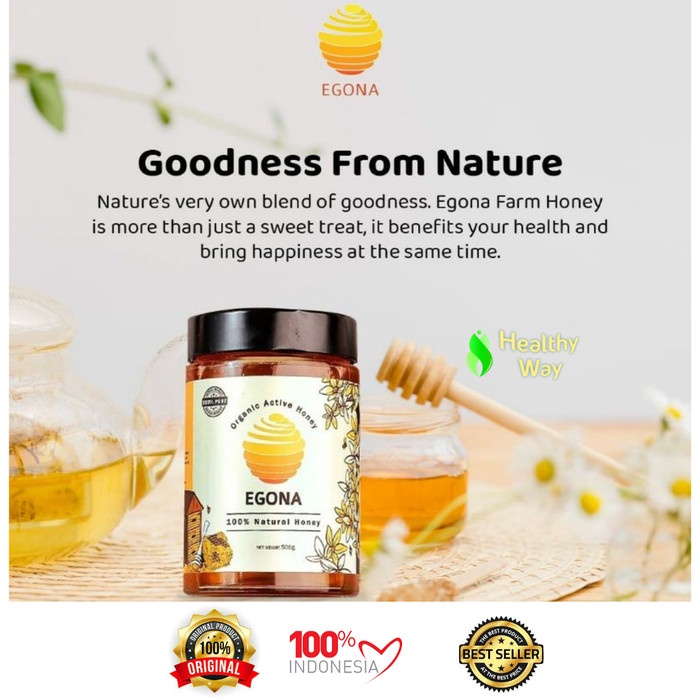 

Madu EGONA Honey 100% Madu ASLI 500 Gram ORI Indonesia