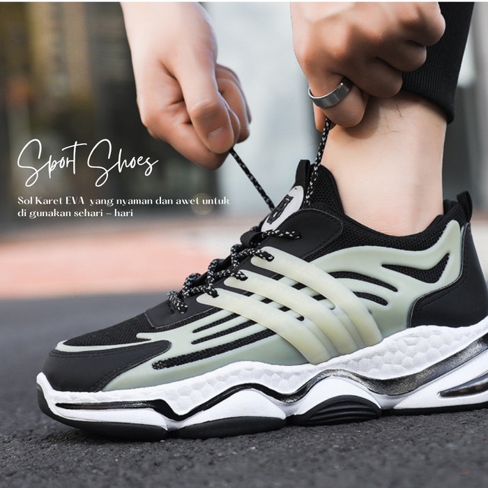 Sepatu Sneakers Running Pria Sepatu Sport Shoes Sneakers Pria Import