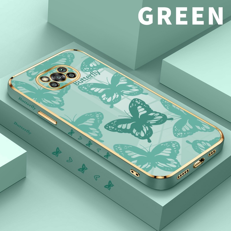 Case Casing Hp For Poco X3 Pro NFC GT M3 M4 Pro 4G For Redmi Note 10 Pro 5G China Softcase Butterfly