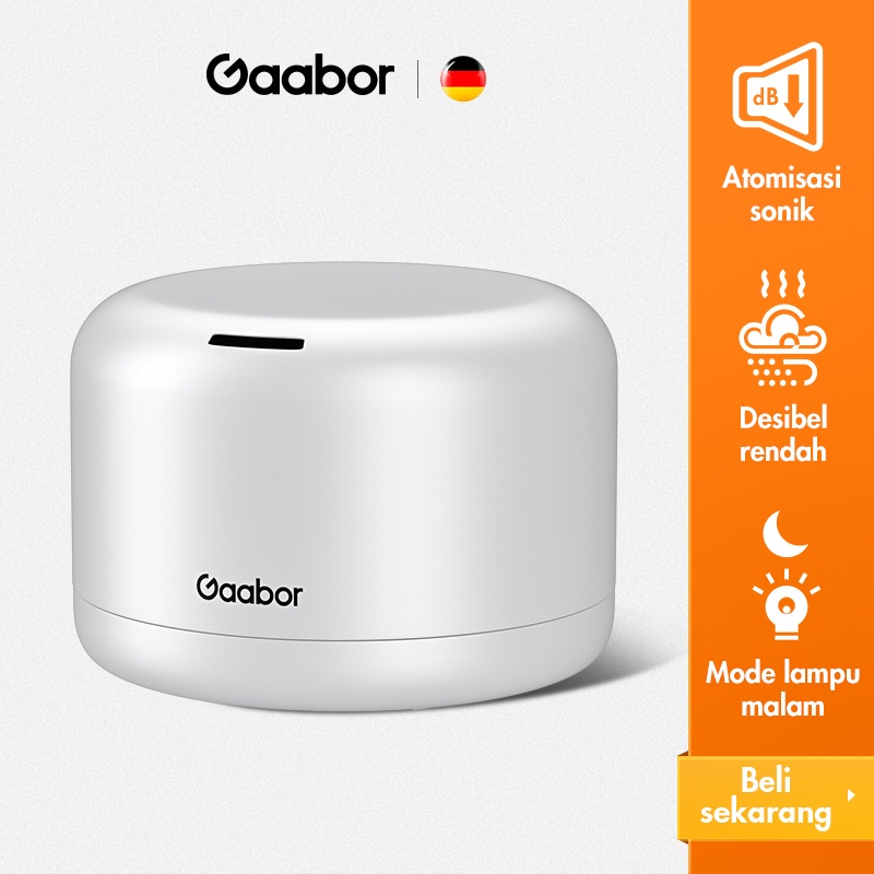 Gaabor Diffuser Humidifier 500 ml Aroma Terapi Essential Oil + Lampu dan Remote /GMH-D5A